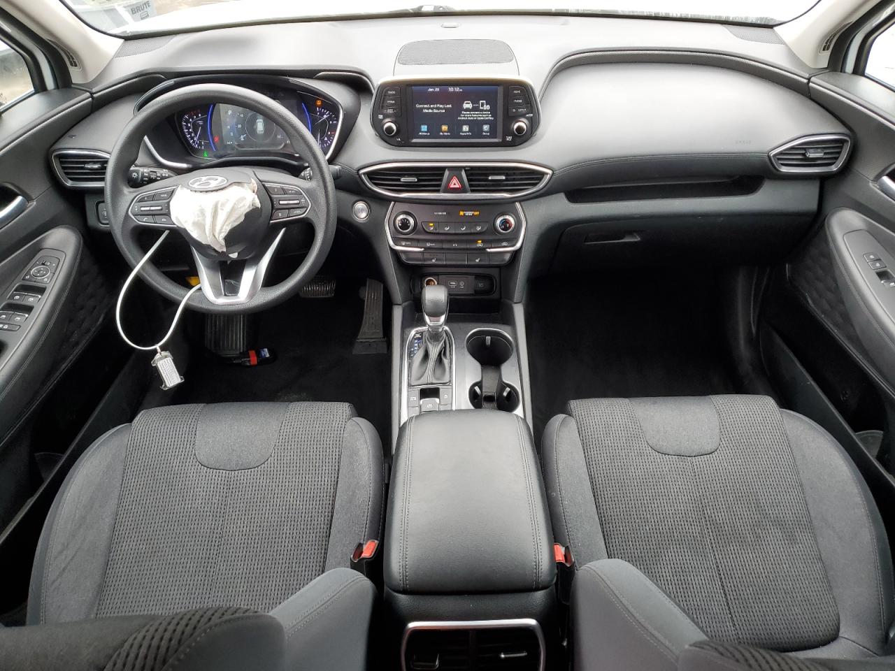 2020 Hyundai Santa Fe VIN 5NMS3CAD2LH176278 Copart auction photo, front end / minor dent/scratches damage thumbnail 8