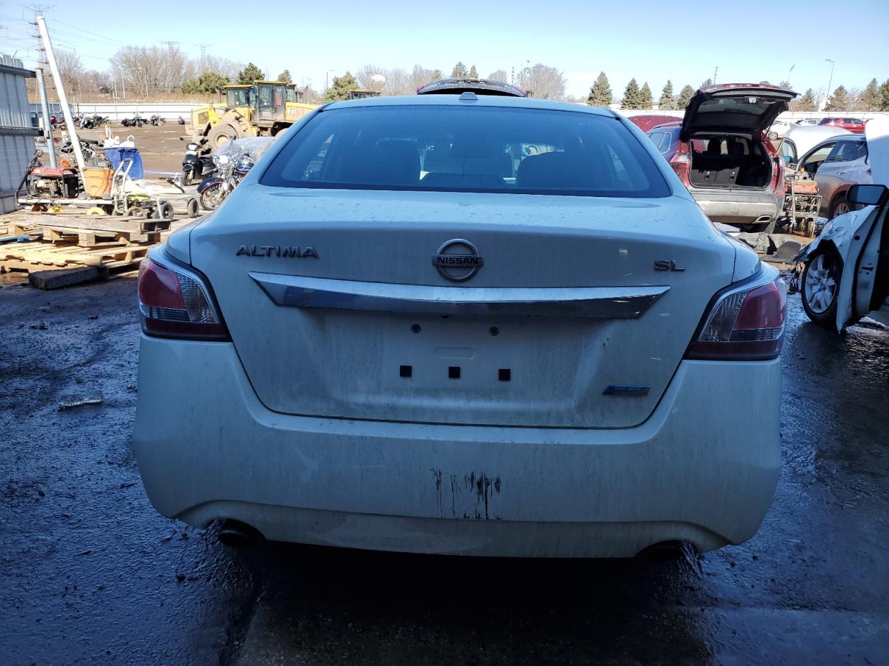 2014 Nissan Altima VIN 1N4AL3AP6EC151428 Copart auction photo, front end / side damage thumbnail 6