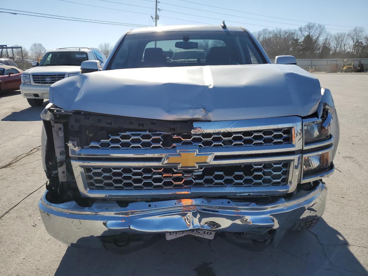 2015 Chevrolet Silverado VIN 1GCVKREHXFZ254001 Copart auction photo, front end damage thumbnail 5