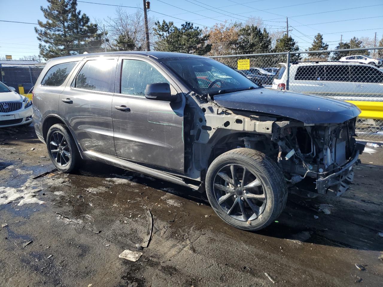 2017 Dodge Durango VIN 1C4RDJDG8HC817087 Copart auction photo, front end damage thumbnail 4