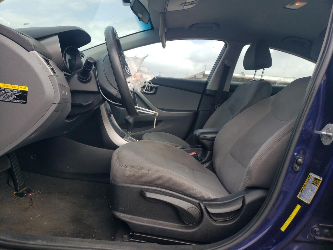 2013 Hyundai Elantra VIN 5NPDH4AE8DH333650 Copart auction photo, front end / rear end damage thumbnail 7