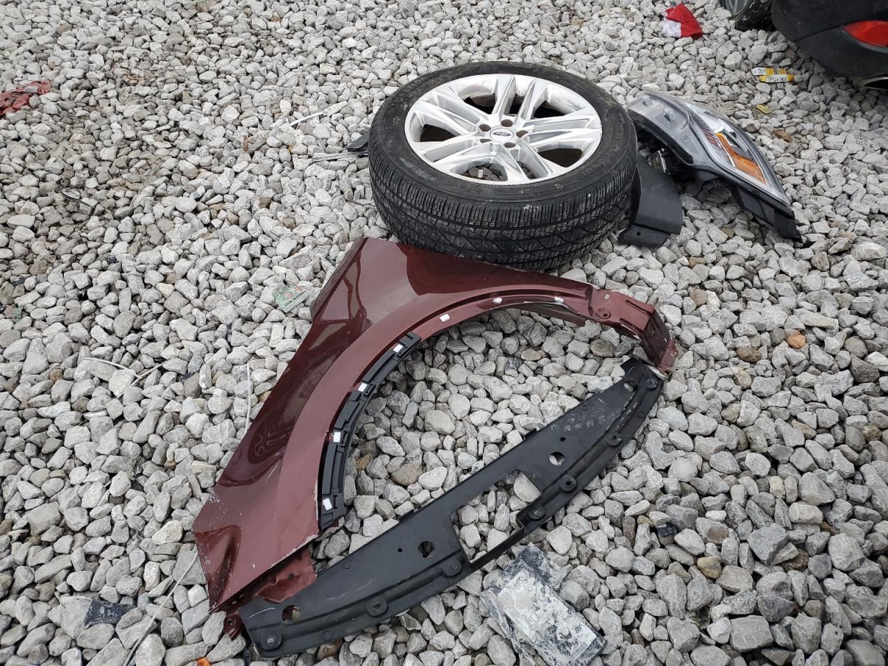 2016 Ford Explorer VIN 1FM5K8D88GGD23871 Copart auction photo, front end / side damage thumbnail 13