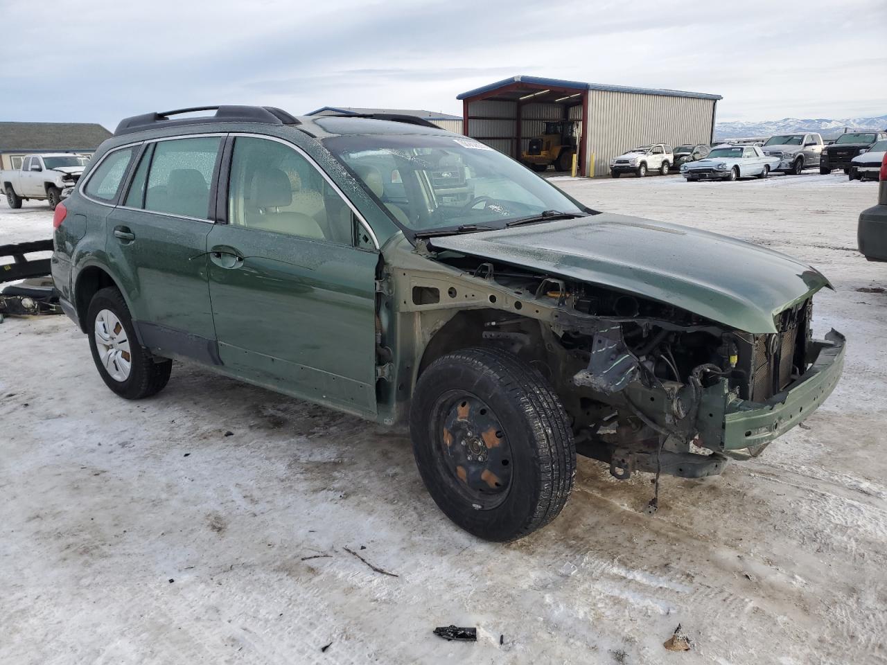 2011 Subaru Outback VIN 4S4BRBAC5B3343502 Copart auction photo, front end / minor dent/scratches damage thumbnail 4