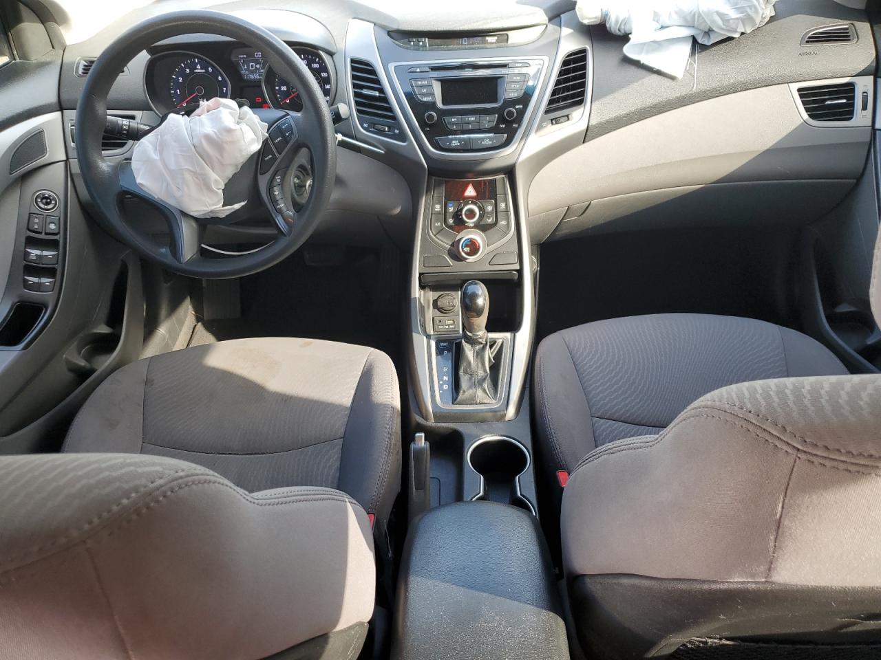 2014 Hyundai Elantra VIN 5NPDH4AEXEH494776 Copart auction photo, front end / side damage thumbnail 8