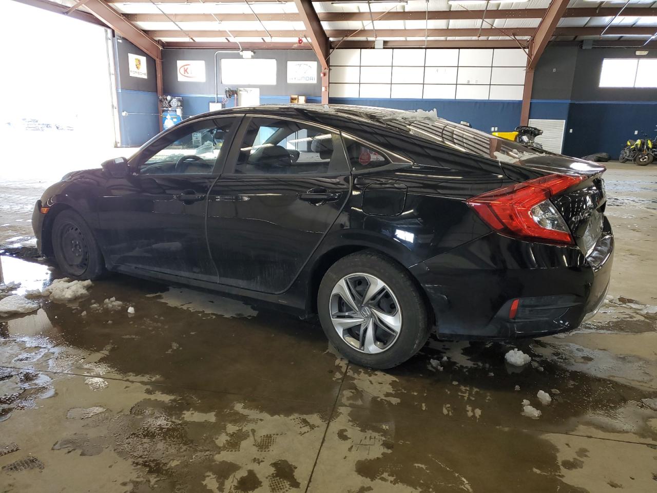 2019 Honda Civic VIN 2HGFC2F61KH525366 Copart auction photo, all over damage thumbnail 2