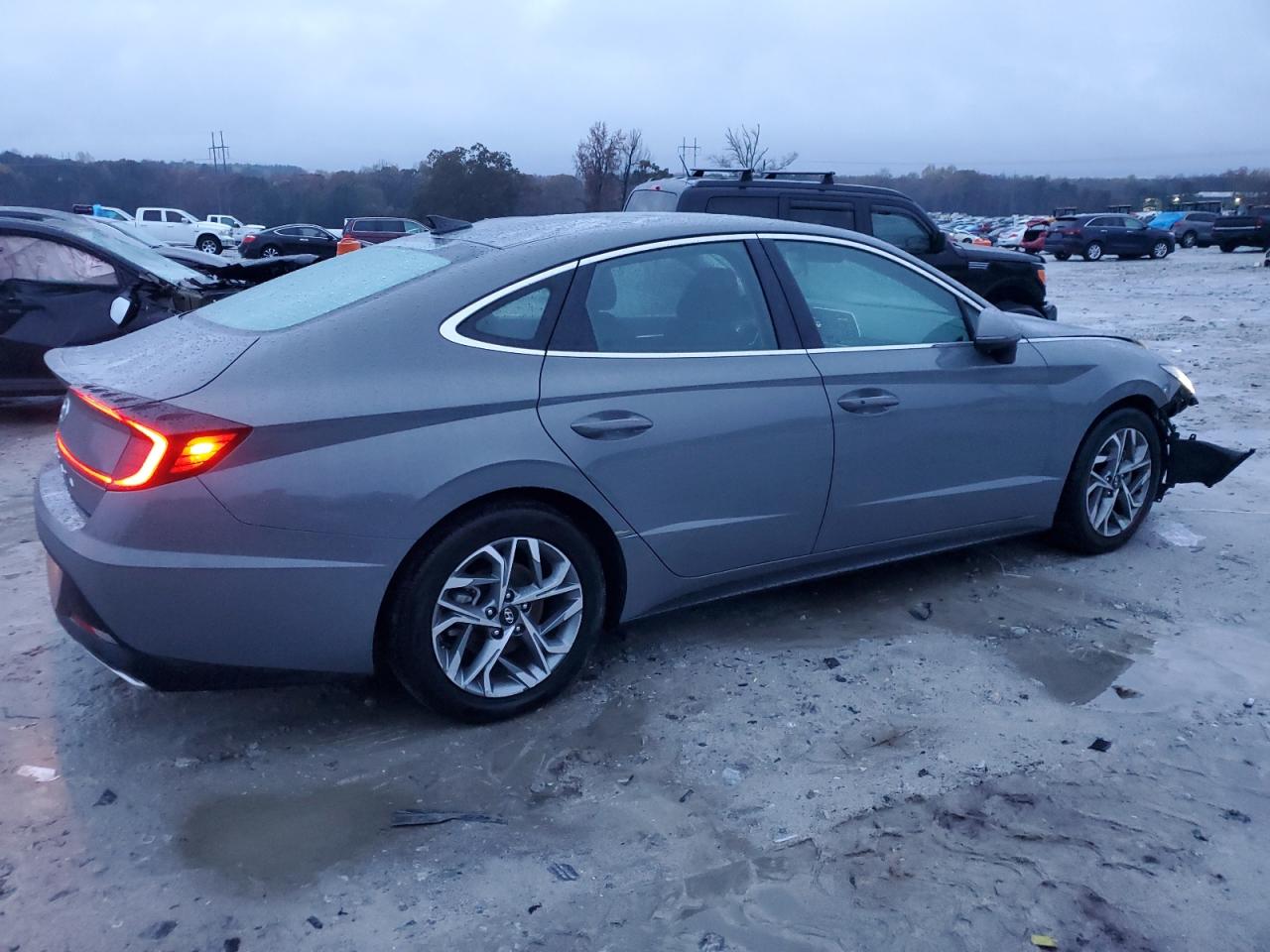2023 Hyundai Sonata VIN KMHL64JA3PA259821 Copart auction photo, front end damage thumbnail 3