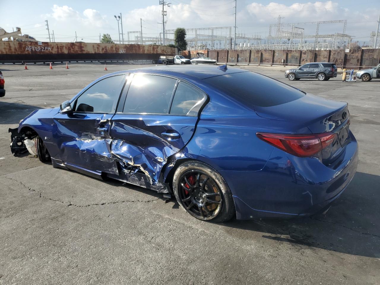 2018 Infiniti Q50 VIN JN1FV7AP3JM461691 Copart auction photo, all over damage thumbnail 2