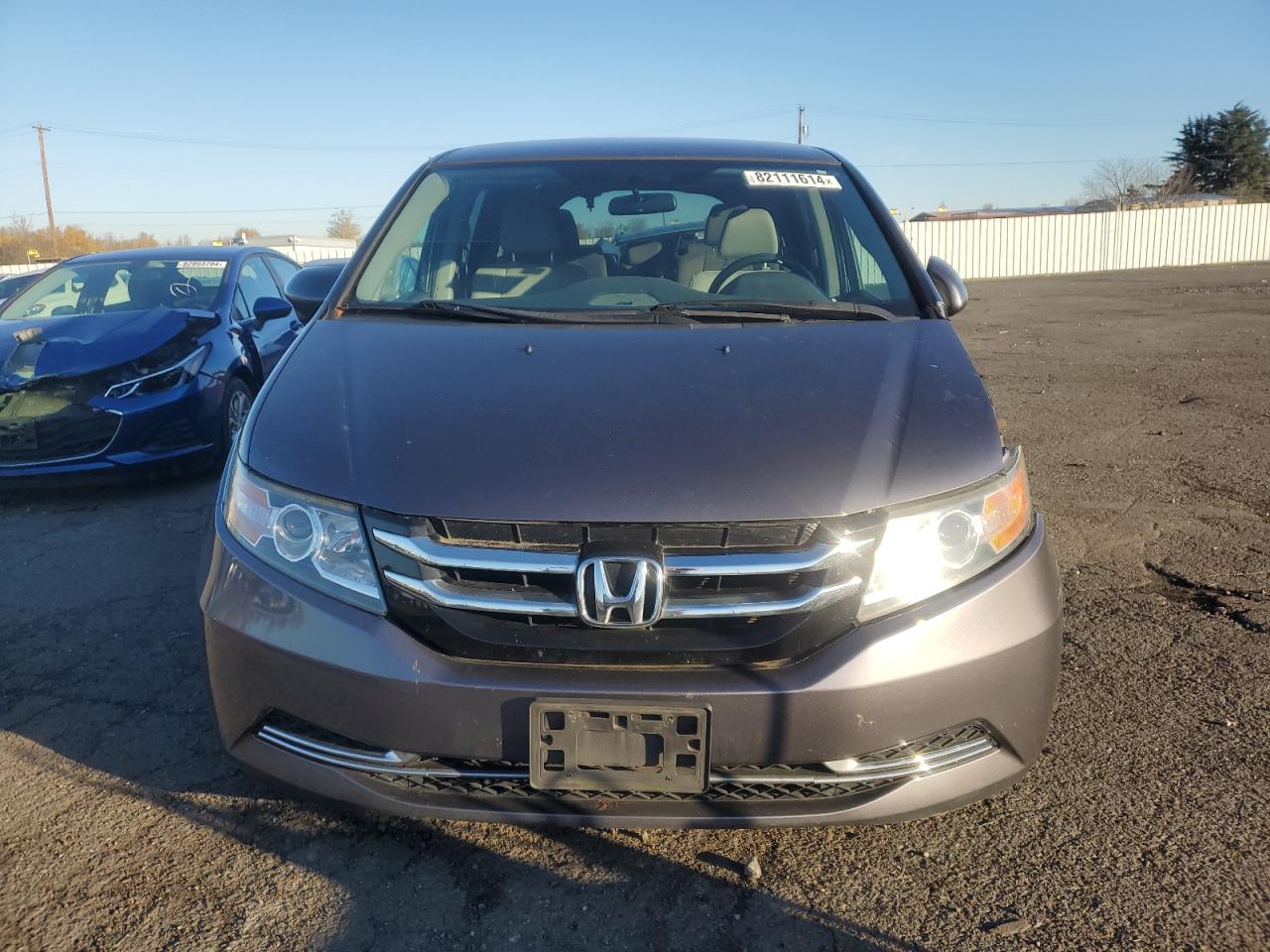 2016 Honda Odyssey VIN 5FNRL5H38GB010443 Copart auction photo, front end / undercarriage damage thumbnail 5