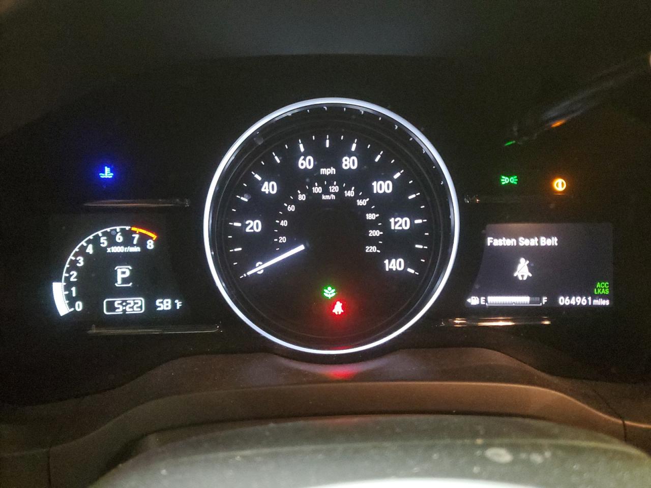 2021 Honda HR-V VIN 3CZRU6H57MM740771 Copart auction photo, rear end damage thumbnail 9