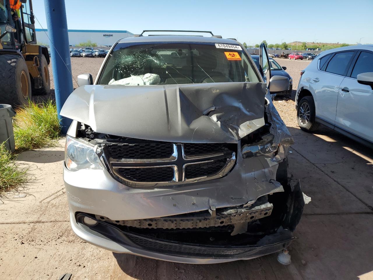 2017 Dodge Caravan VIN 2C4RDGCG1HR808209 Copart auction photo, front end damage thumbnail 5