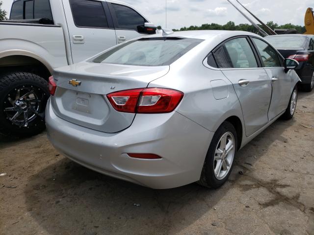 2018 Chevrolet Cruze VIN 1G1BE5SM1J7154614 Copart auction photo, front end / side damage thumbnail 4