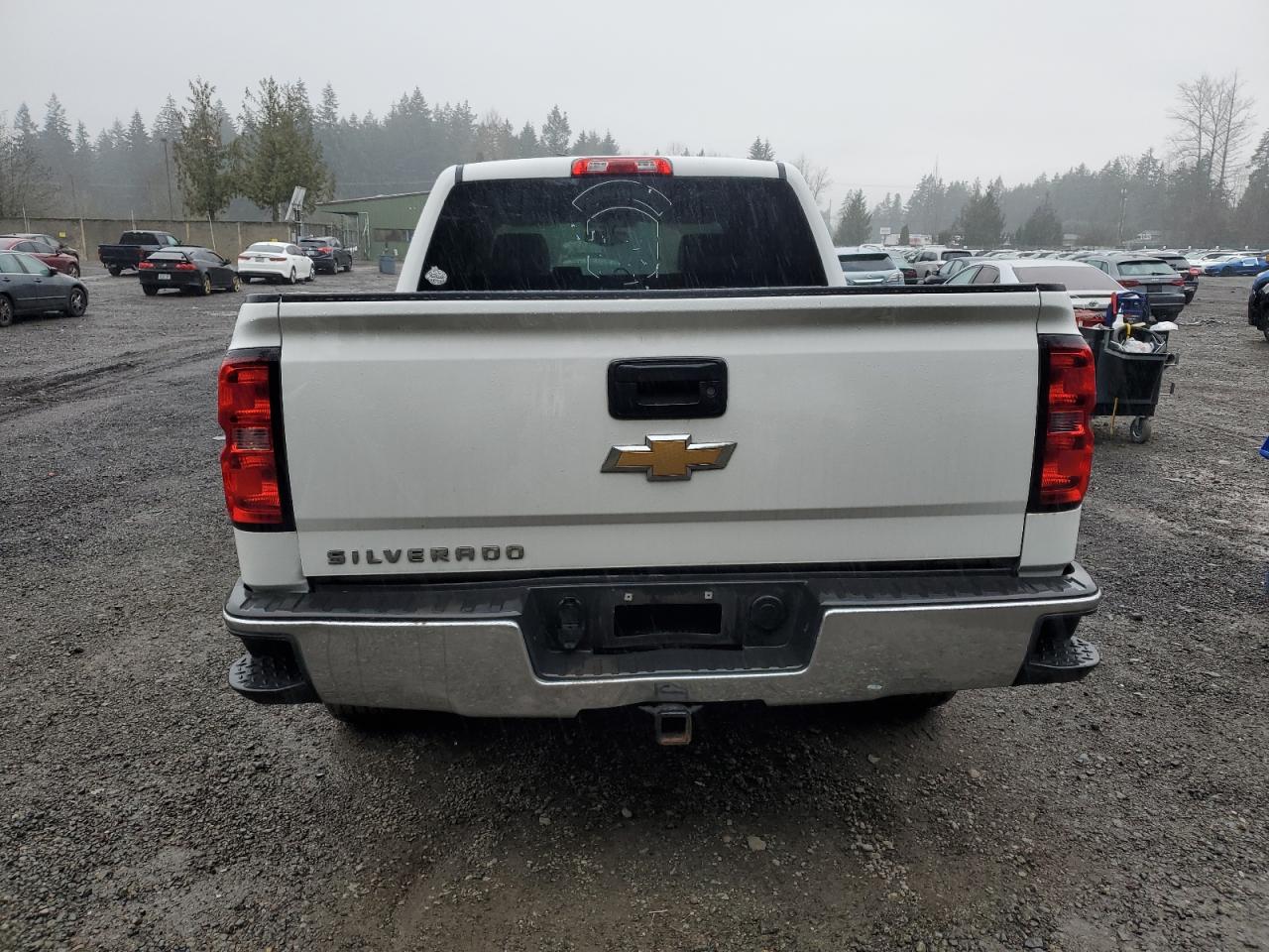2015 Chevrolet Silverado VIN 3GCPCPEC9FG360440 Copart auction photo, front end / side damage thumbnail 6