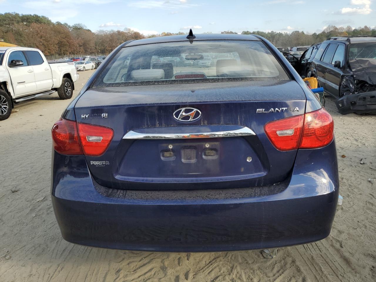 2010 Hyundai Elantra VIN KMHDU4AD6AU198118 Copart auction photo, front end / rear end damage thumbnail 6