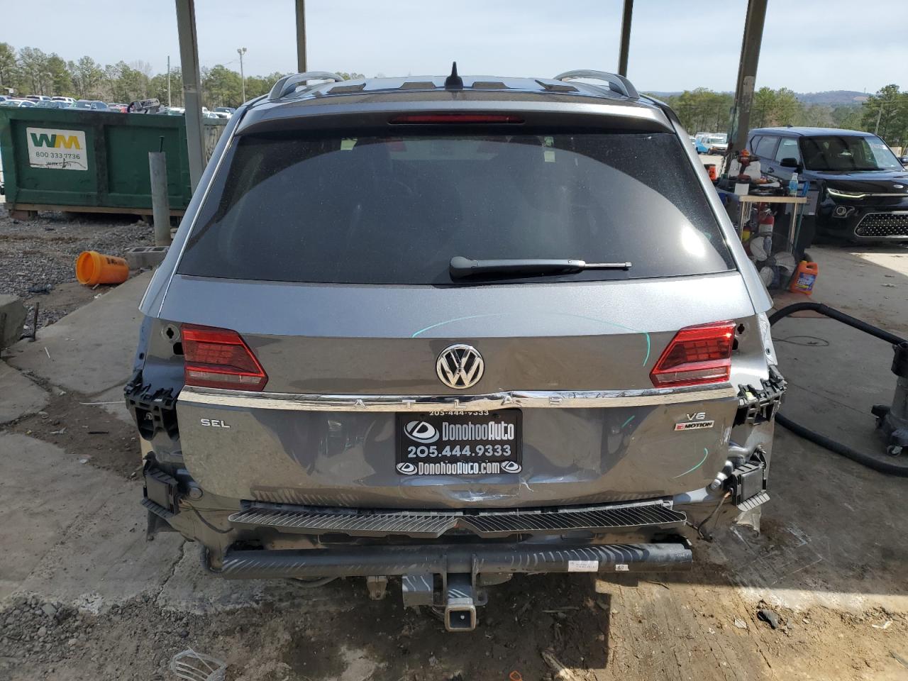 2018 Volkswagen Atlas VIN 1V2NR2CA5JC515702 Copart auction photo, front end / rear end damage thumbnail 6