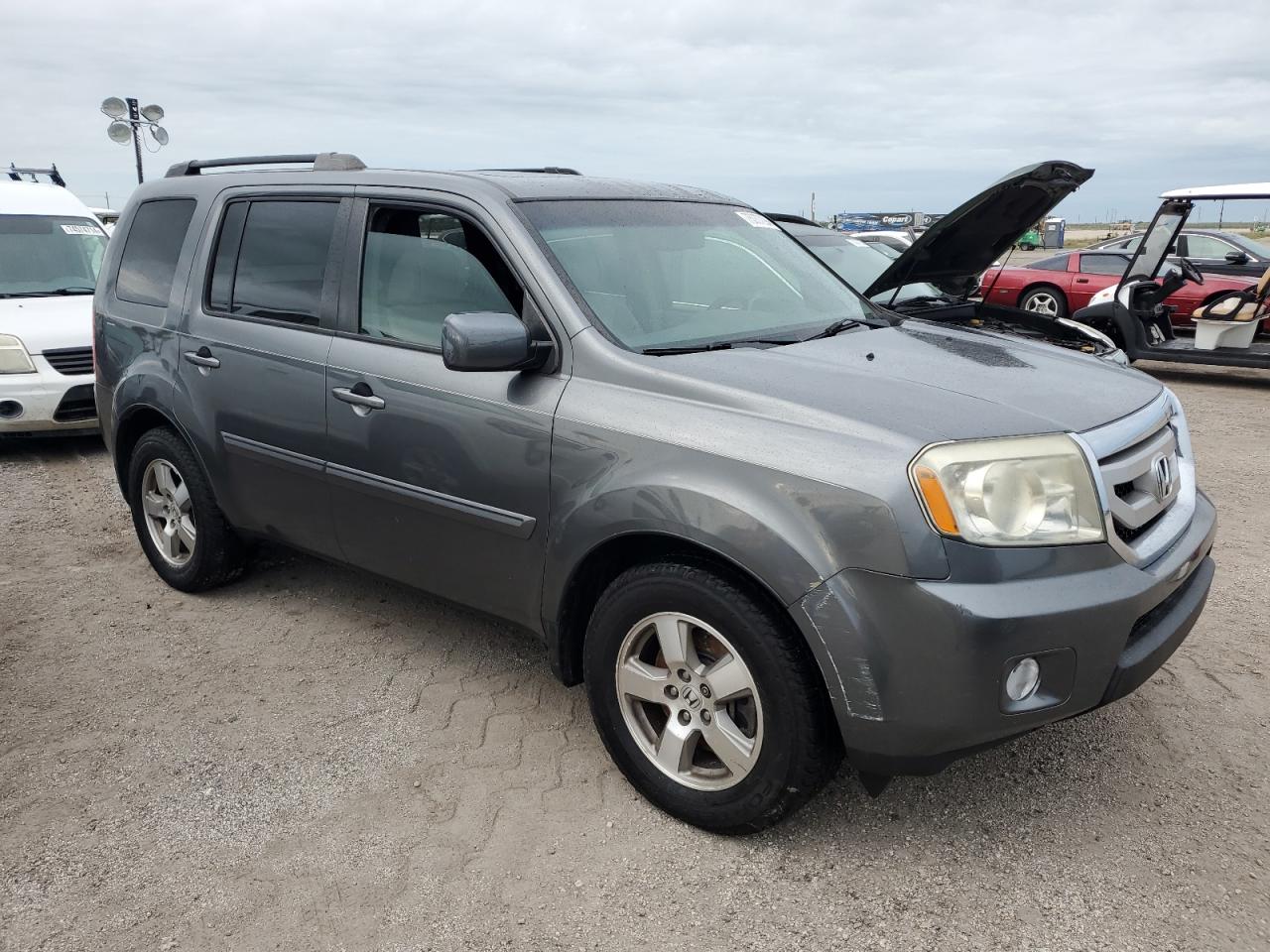 2010 Honda Pilot VIN 5FNYF3H54AB018636 Copart auction photo, water/flood damage thumbnail 4