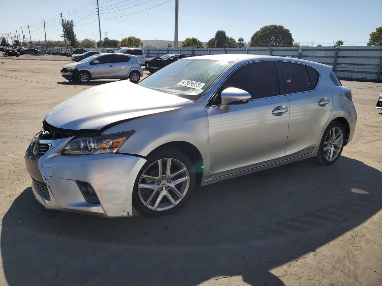 2016 Lexus CT VIN JTHKD5BH9G2257944 - Copart auction photo