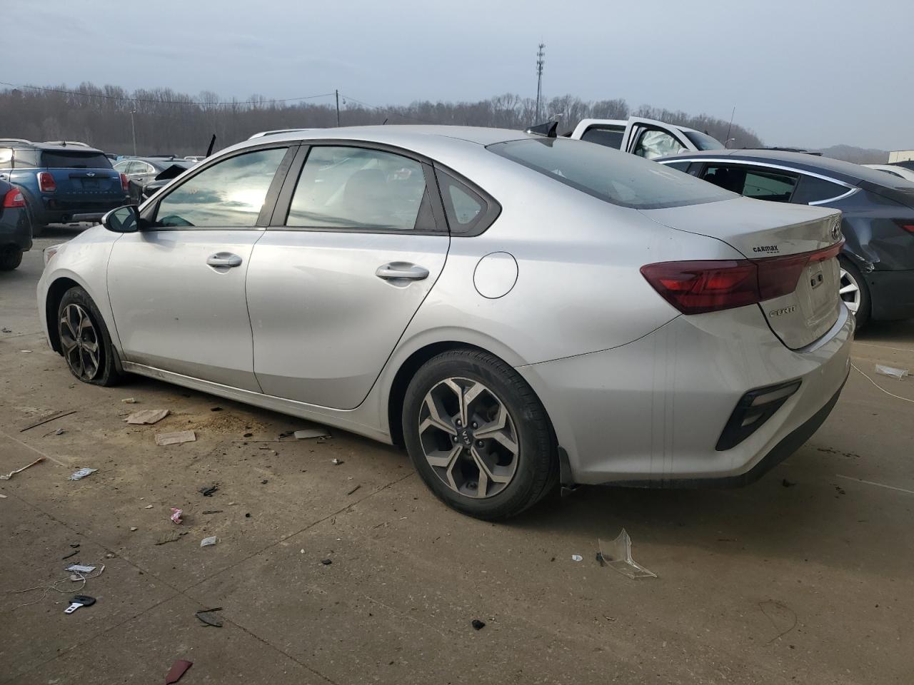 2021 KIA Forte VIN 3KPF24AD0ME315052 Copart auction photo, side / front end damage thumbnail 2