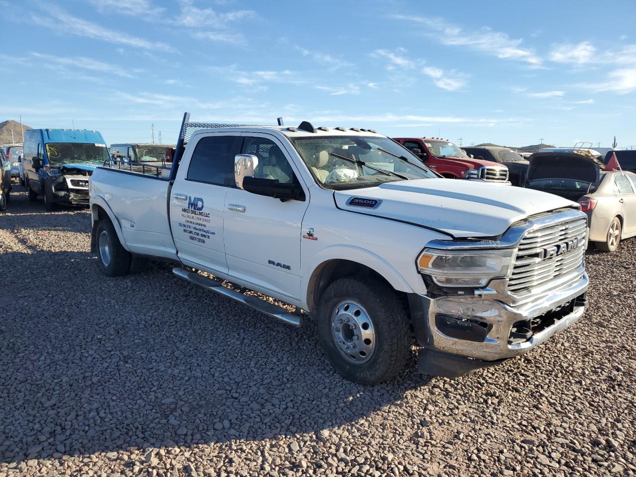 2020 RAM 3500 VIN 3C63RRJL7LG154549 Copart auction photo, front end / side damage thumbnail 4