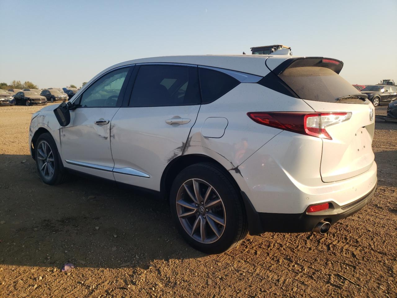 2020 Acura RDX VIN 5J8TC2H55LL030972 Copart auction photo, side / front end damage thumbnail 2