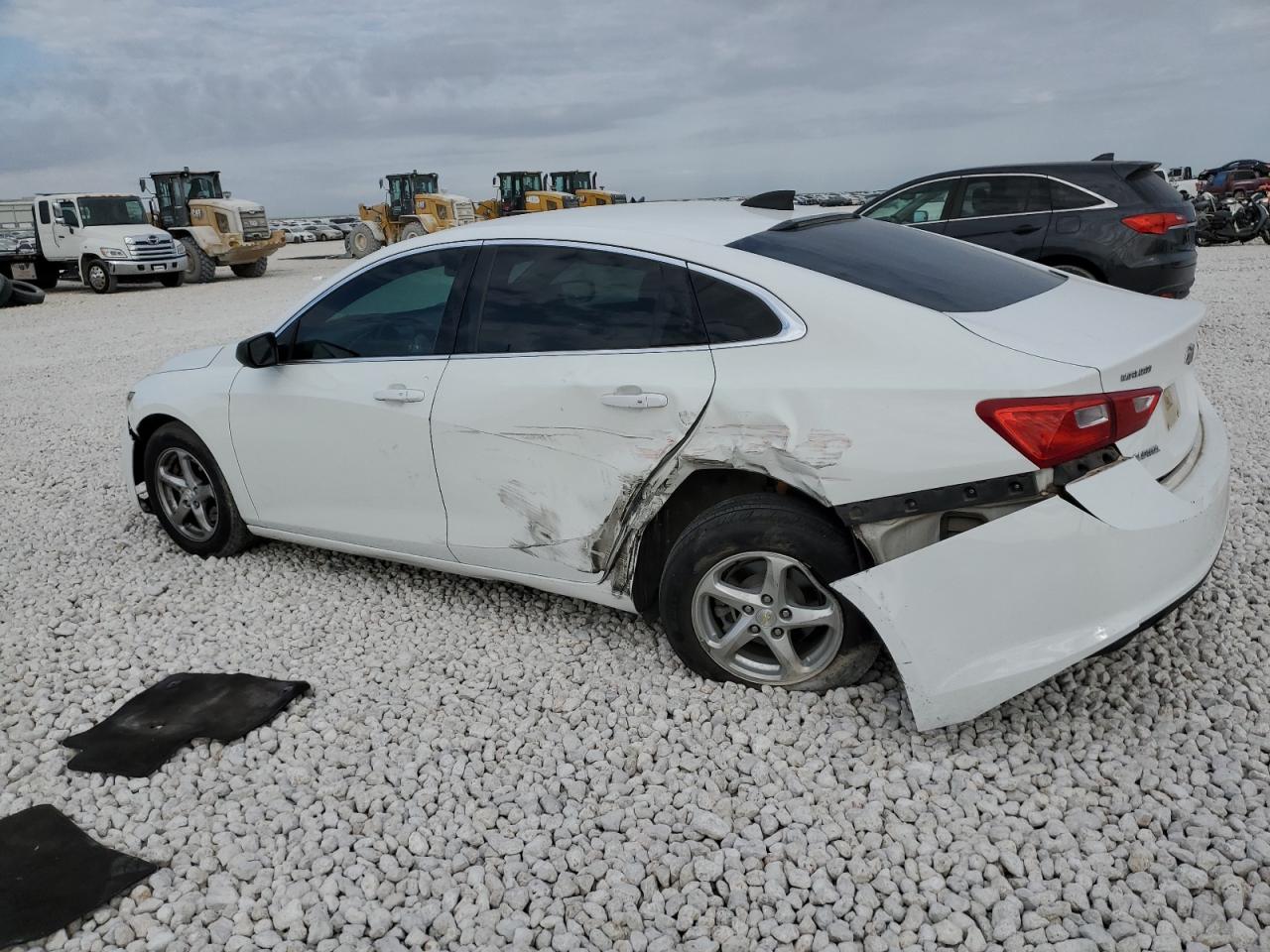 2018 Chevrolet Malibu VIN 1G1ZB5ST5JF261699 Copart auction photo, side / rear end damage thumbnail 2