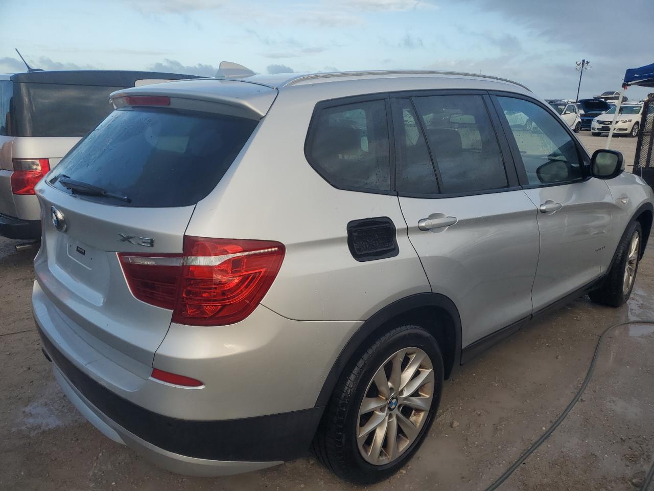 2013 BMW X3 VIN 5UXWX9C54D0A24682 Copart auction photo, water/flood damage thumbnail 3