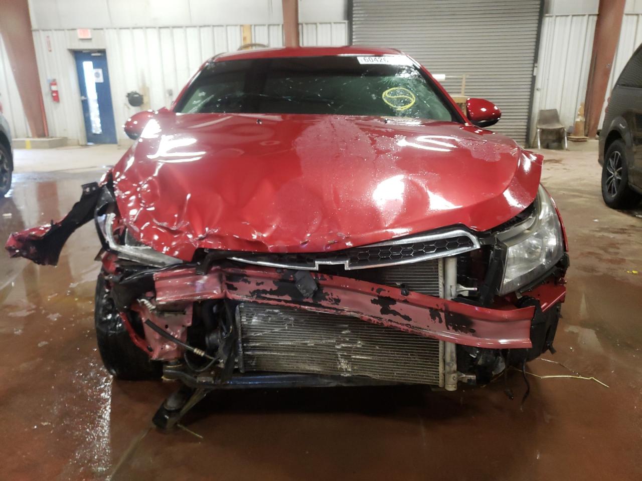 2012 Chevrolet Cruze VIN 1G1PK5SC2C7127530 Copart auction photo, front end / side damage thumbnail 5