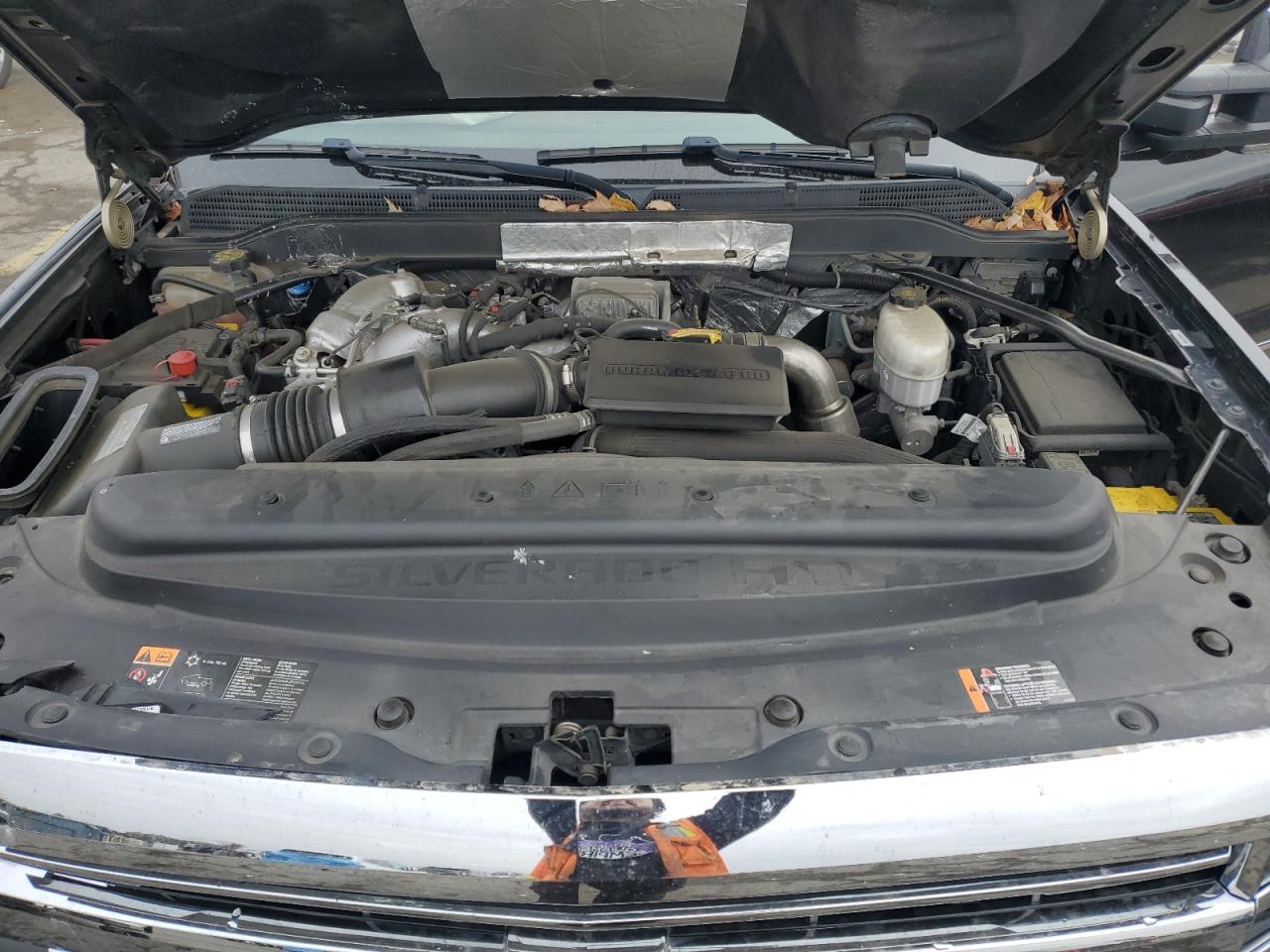 2018 Chevrolet Silverado VIN 1GC1KXEY7JF224192 Copart auction photo, front end / side damage thumbnail 13