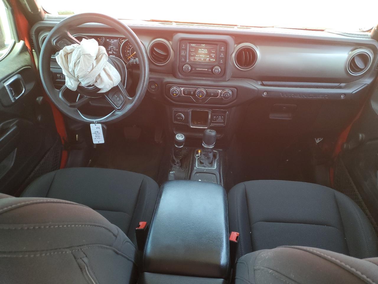2018 Jeep Wrangler VIN 1C4HJXDG0JW144453 Copart auction photo, side damage thumbnail 8