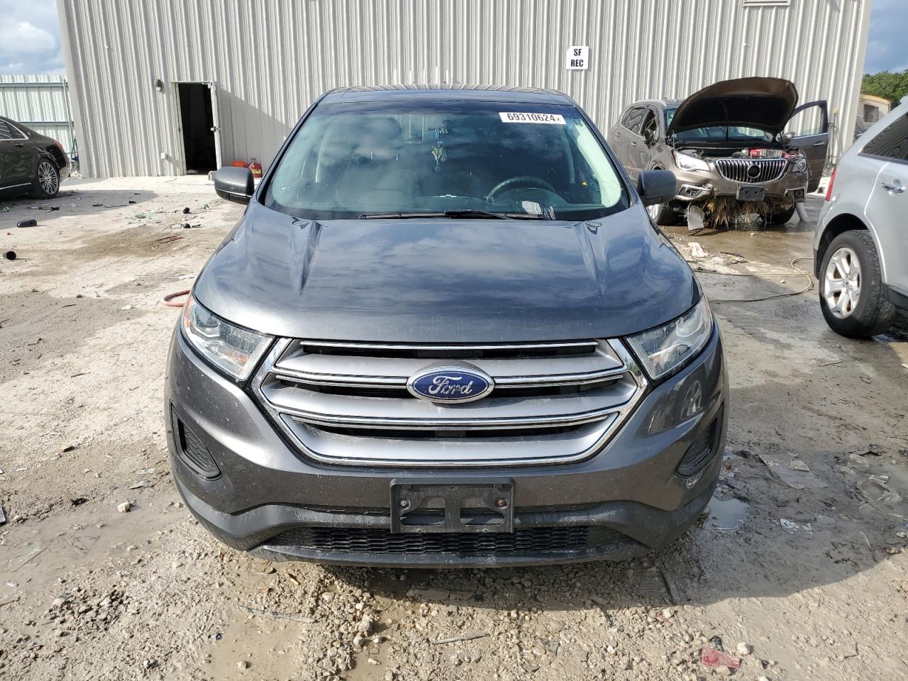 2016 Ford Edge VIN 2FMPK4G96GBC30361 Copart auction photo, burn damage thumbnail 5