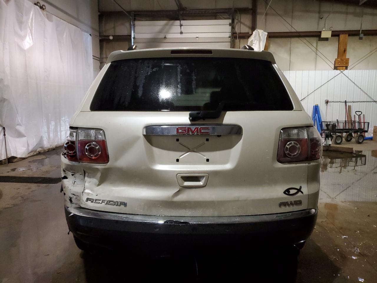 2011 GMC Acadia VIN 1GKKVREDXBJ313536 Copart auction photo, rear end / side damage thumbnail 6