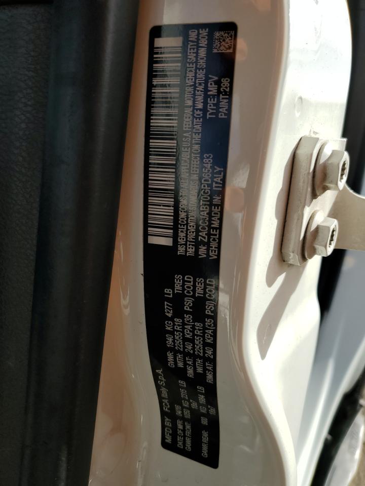 2016 Jeep Renegade VIN ZACCJABT0GPD65483 Copart auction photo, all over damage thumbnail 13