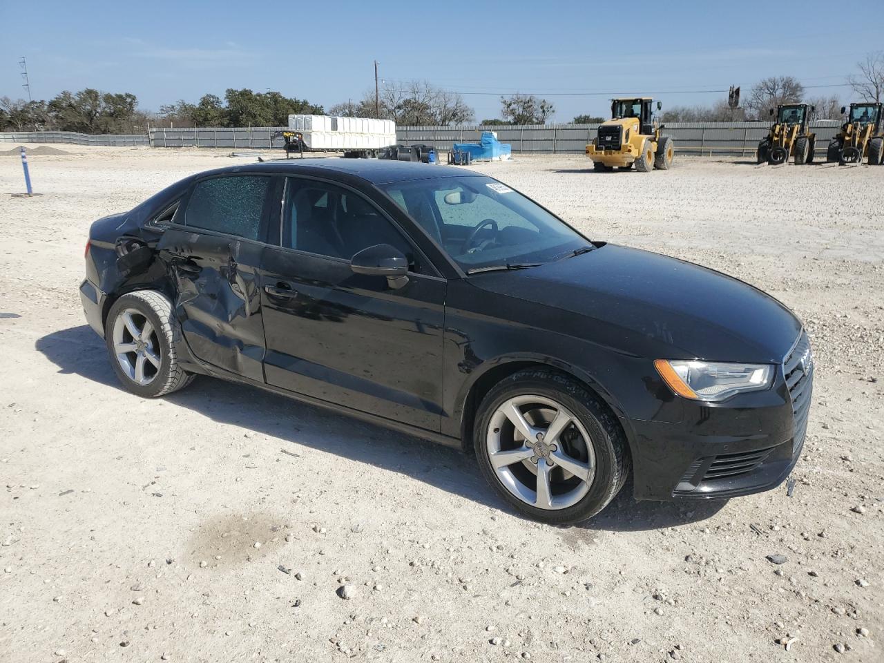 2015 Audi A3 VIN WAUACGFF8F1065842 Copart auction photo, side / rear end damage thumbnail 4