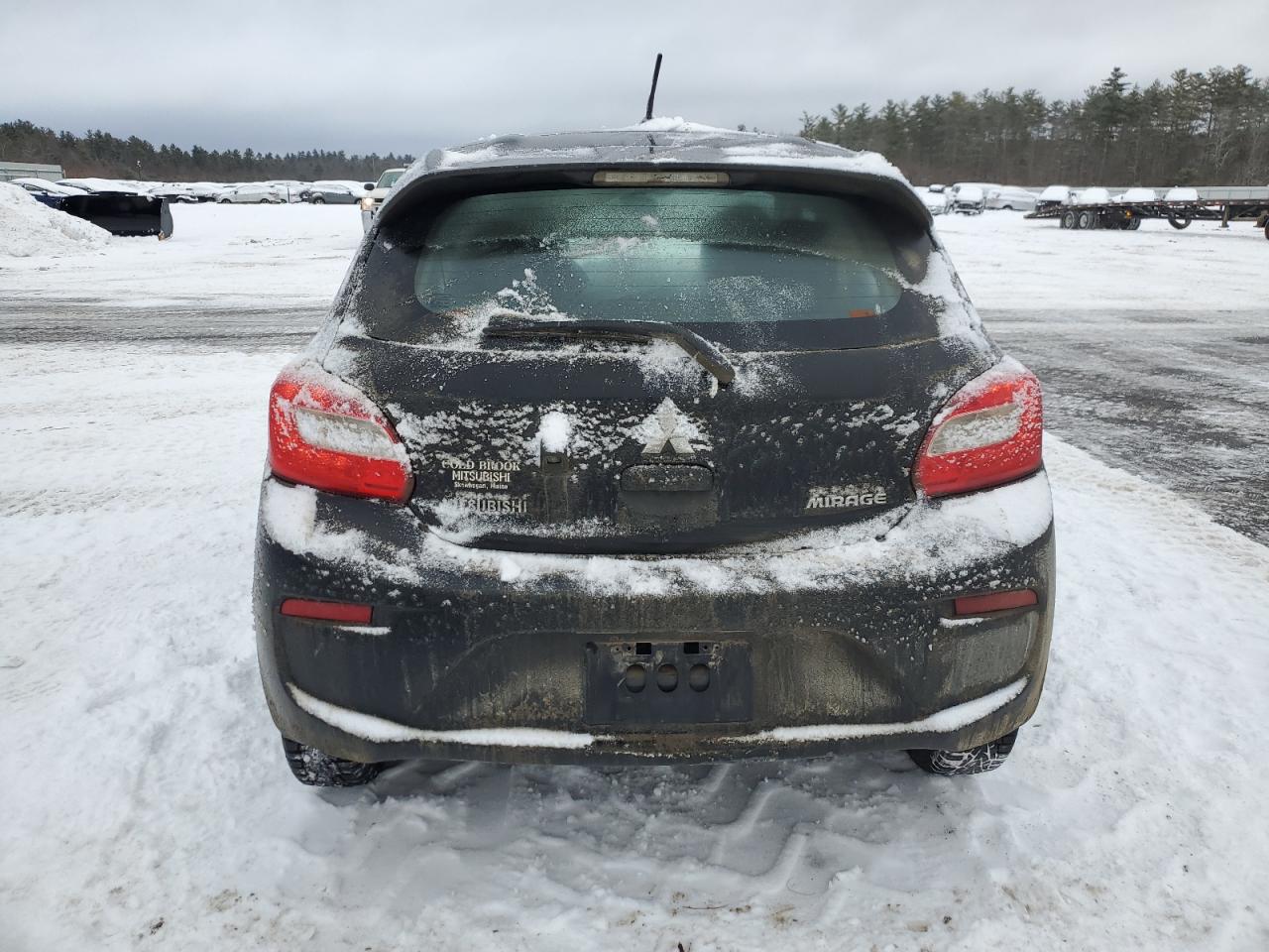 2019 Mitsubishi Mirage VIN ML32A3HJ9KH012918 Copart auction photo, front end / minor dent/scratches damage thumbnail 6