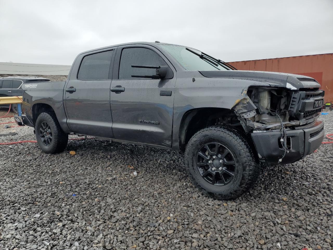 2014 Toyota Tundra VIN 5TFDW5F16EX408790 Copart auction photo, front end damage thumbnail 4