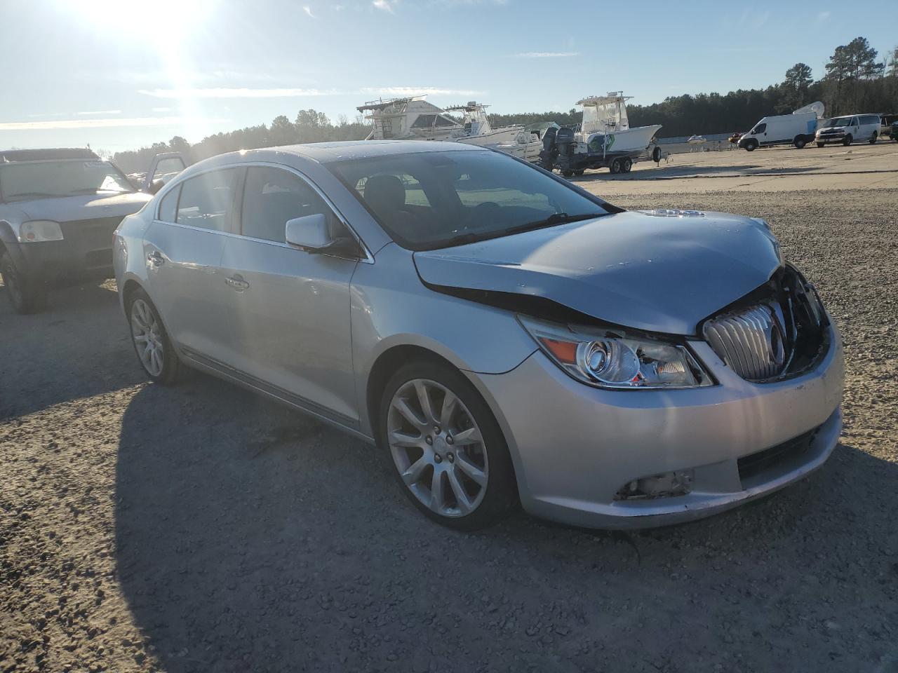 2010 Buick LaCrosse VIN 1G4GE5GV2AF154217 Copart auction photo, all over damage thumbnail 4