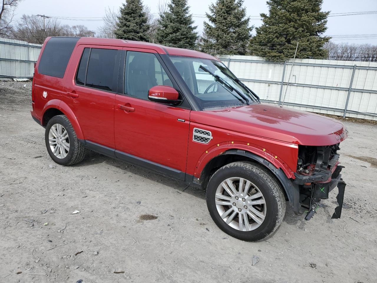 2014 Land Rover LR4 VIN SALAK2V62EA724922 Copart auction photo, front end damage thumbnail 4