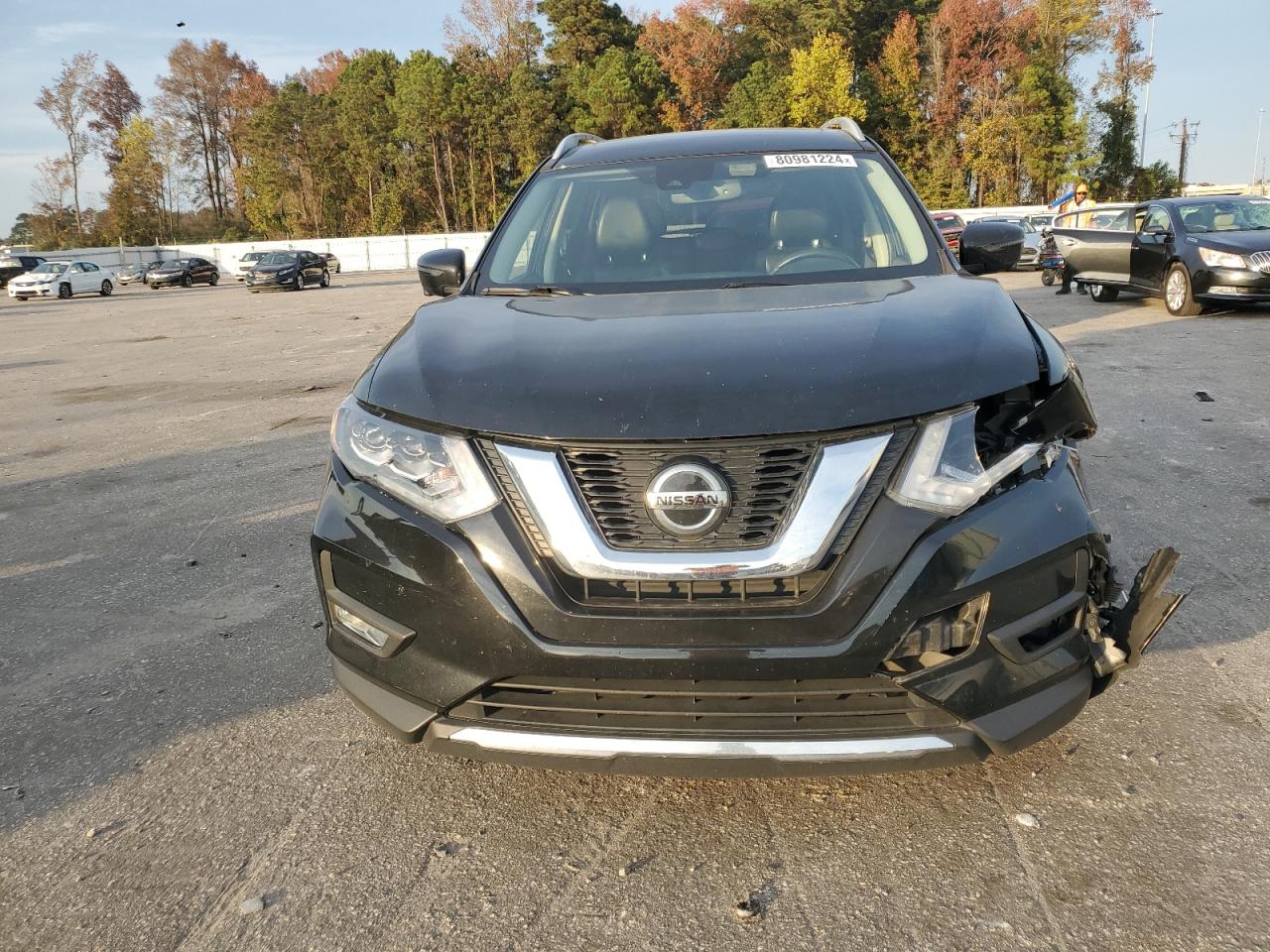 2018 Nissan Rogue VIN JN8AT2MV4JW328344 Copart auction photo, front end / side damage thumbnail 5