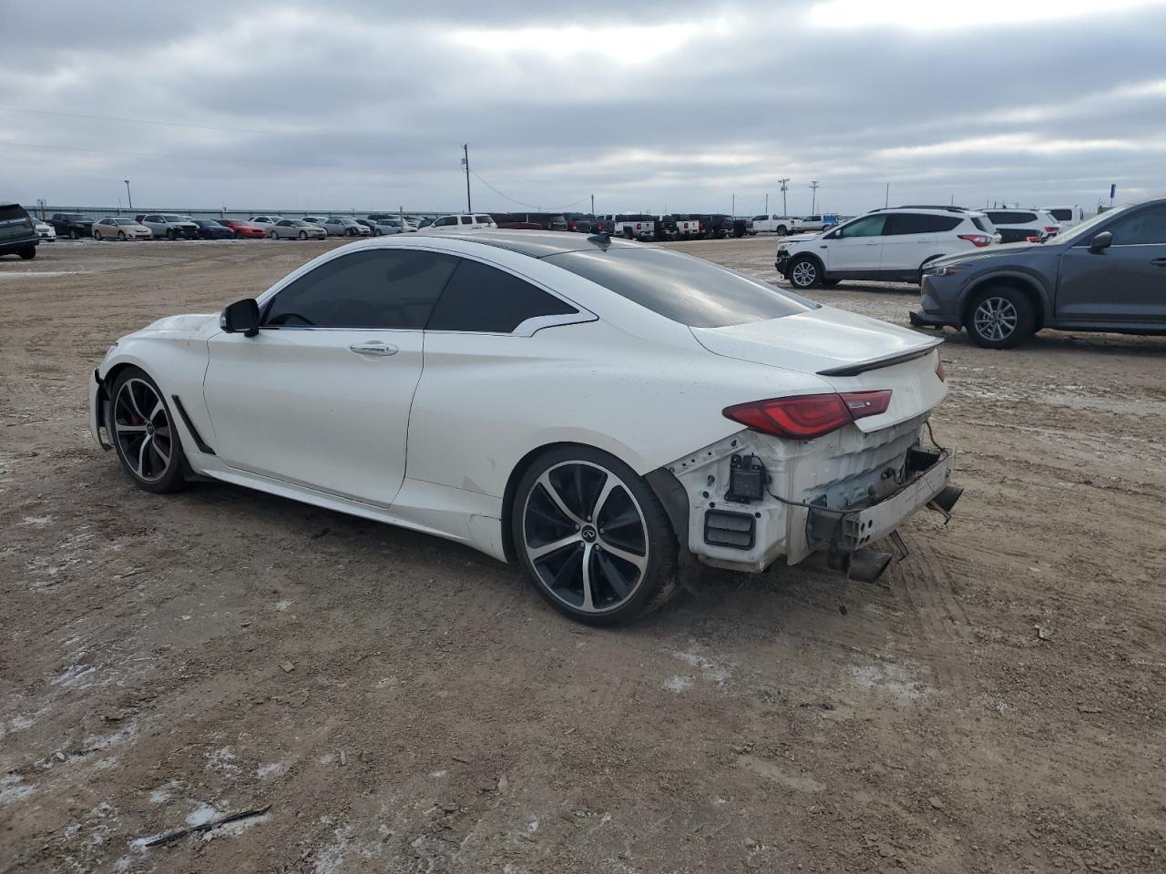 2021 Infiniti Q60 VIN JN1FV7LK1MM530058 Copart auction photo, normal wear / undercarriage damage thumbnail 2