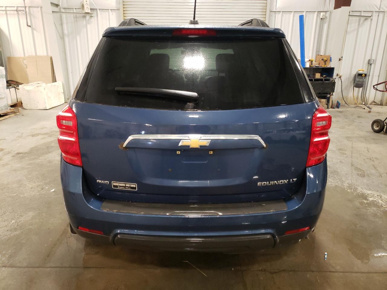 2016 Chevrolet Equinox VIN 2GNFLFEK4G6187038 Copart auction photo, front end / side damage thumbnail 6