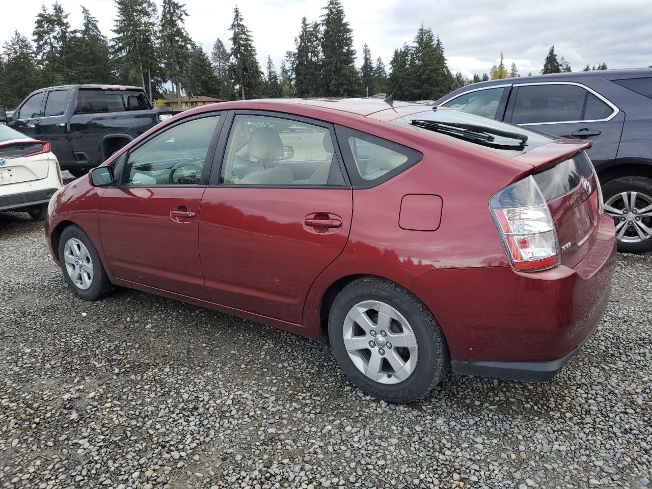 2005 Toyota Prius VIN JTDKB20U357037074 Copart auction photo, front end damage thumbnail 2