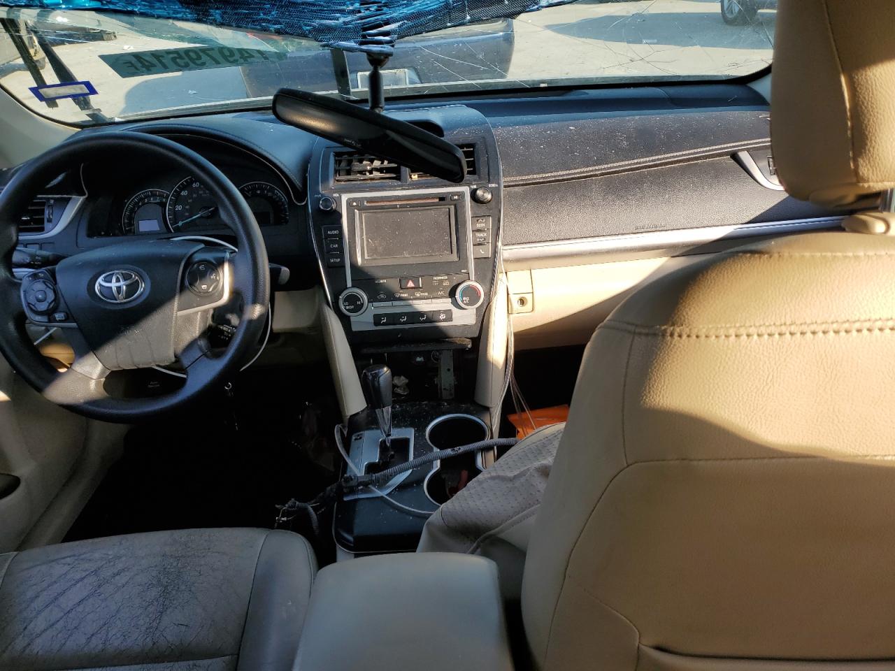 2014 Toyota Camry VIN 4T4BF1FK5ER374269 Copart auction photo, rollover / front end damage thumbnail 8