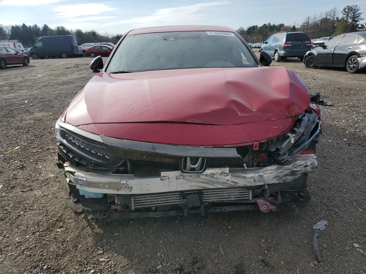 2021 Honda Accord VIN 1HGCV1F39MA059412 Copart auction photo, front end / minor dent/scratches damage thumbnail 5