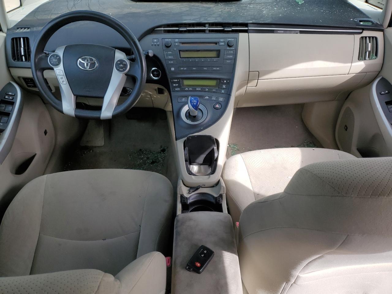 2011 Toyota Prius VIN JTDKN3DU9B1392322 Copart auction photo, side / front end damage thumbnail 8
