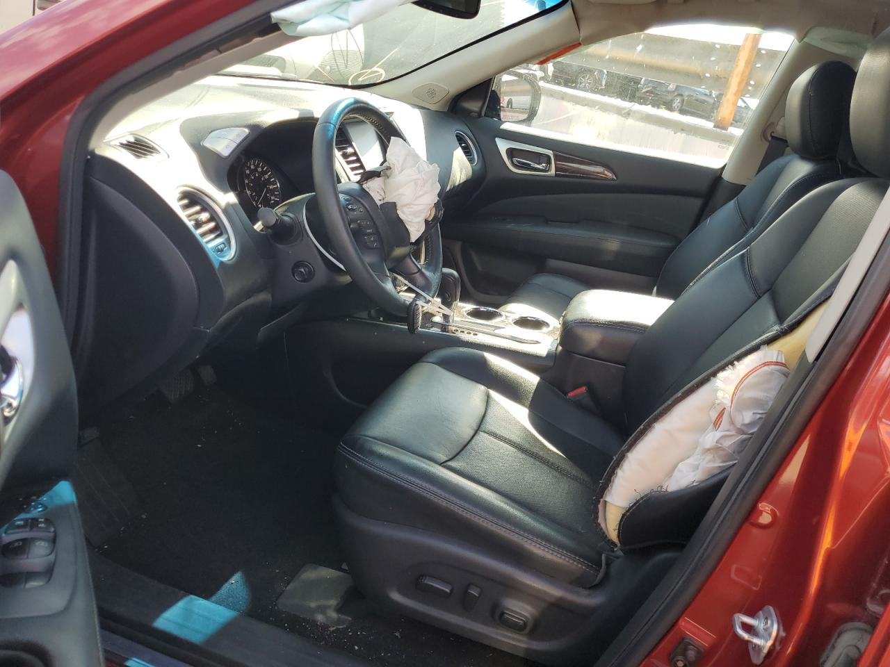 2016 Nissan Pathfinder VIN 5N1AR2MN4GC655746 Copart auction photo, front end / undercarriage damage thumbnail 7