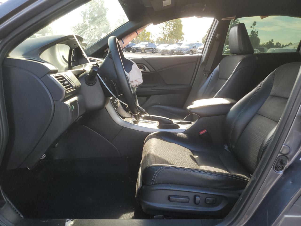 2017 Honda Accord VIN 1HGCR2F54HA054846 Copart auction photo, front end / side damage thumbnail 7