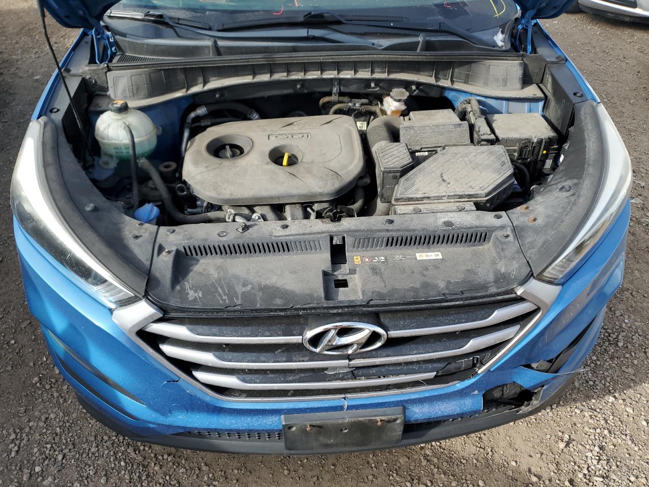 2017 Hyundai Tucson VIN KM8J33A47HU440294 Copart auction photo, rear end / front end damage thumbnail 11