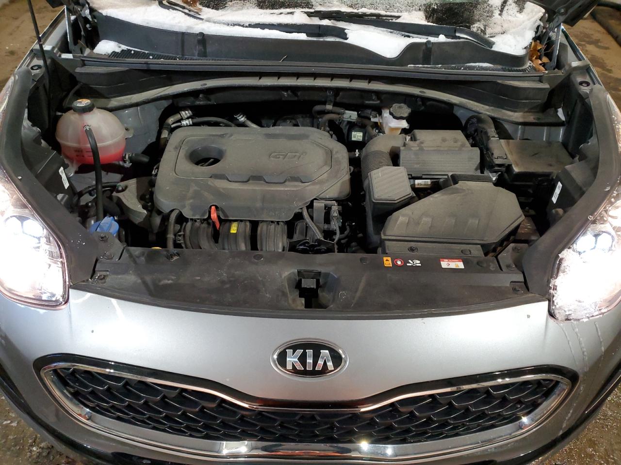 2021 KIA Sportage VIN KNDPMCAC0M7918454 Copart auction photo, side / front end damage thumbnail 12
