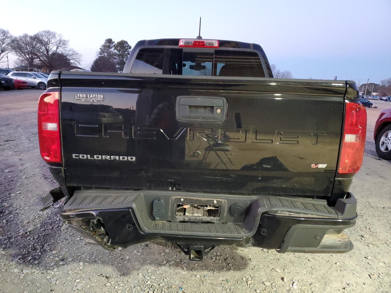 2022 Chevrolet Colorado VIN 1GCGTDEN0N1306960 Copart auction photo, front end / rear end damage thumbnail 6
