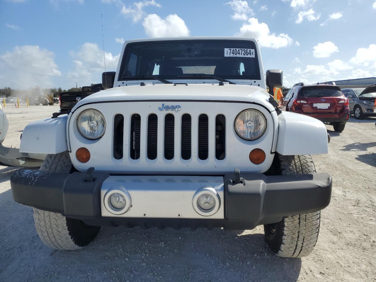 2013 Jeep Wrangler VIN 1C4BJWEG7DL638586 Copart auction photo, water/flood damage thumbnail 5