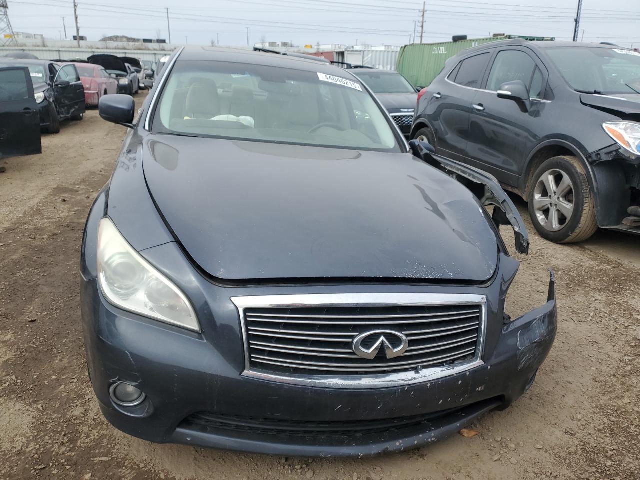 2011 Infiniti M VIN JN1BY1AP2BM325539 Copart auction photo, front end / rear end damage thumbnail 5